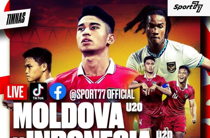 Link live streaming timnas Indonesia U-20 vs Moldova U-20.