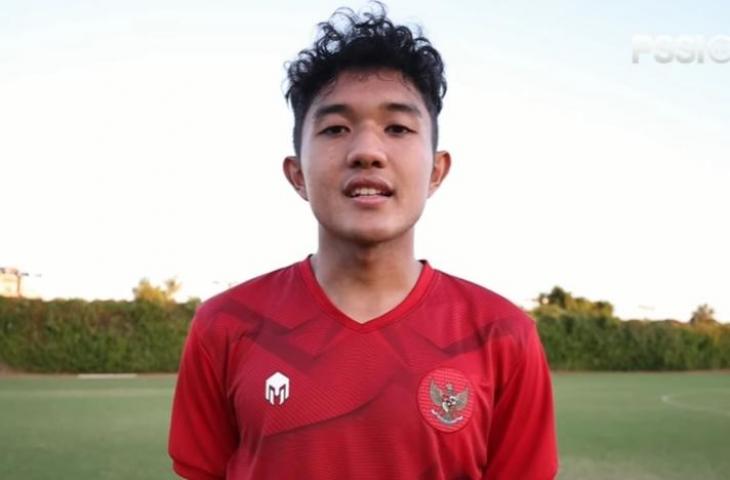 Bek timnas Indonesia U-20, Marcell Januar Putra. (YouTube/PSSI TV)