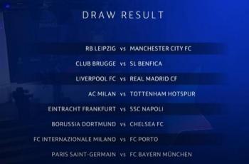 Hasil Drawing 16 Besar Liga Champions: Liverpool vs Real Madrid, PSG vs Bayern Munich