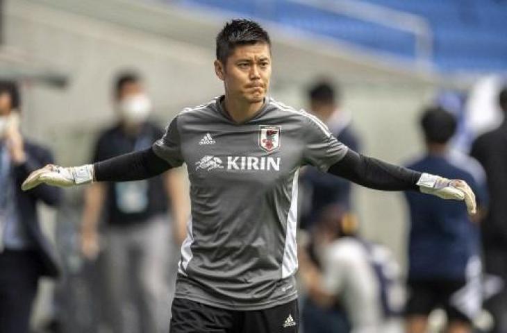 Kiper Timnas Jepang, Eiji Kawashima. (AFP)