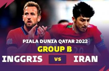 Link Live Streaming Inggris vs Iran di Piala Dunia 2022 Malam Ini, Kick Off 20.00 WIB