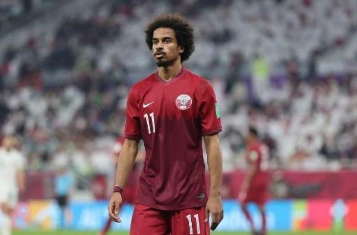 Gelandang Timnas Qatar, Akram Afif. (AFP)