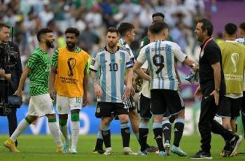 Momen Tiga Gol Argentina Dianulir VAR, Bikin Tumbang dari Arab Saudi!