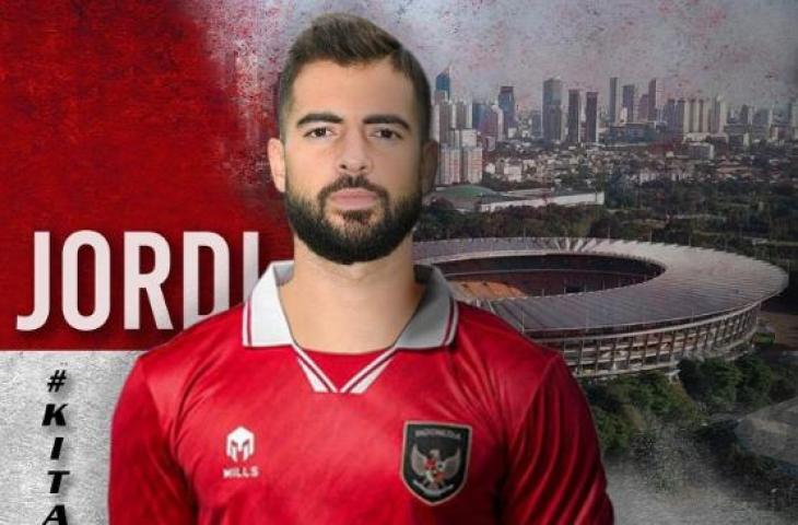 Pemain Curacao ikutan nimbrung saat Jordi Amat pamer foto berseragam Timnas Indonesia (Instagram/jordiamat5)