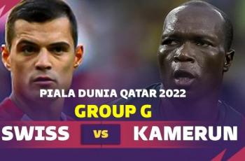 Link Live Streaming Swiss vs Kamerun di Piala Dunia 2022, Kick Off 17.00 WIB