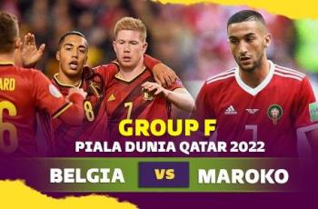 Link Live Streaming Belgia vs Maroko di Piala Dunia 2022, Kick Off 20.00 WIB