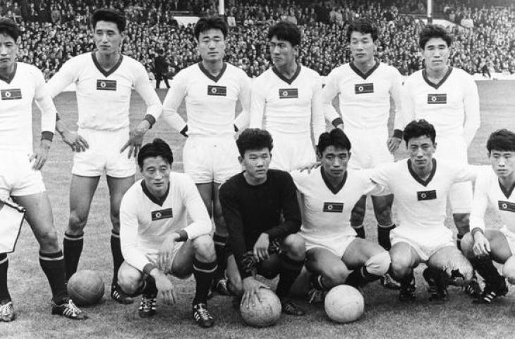 Pemain Timnas Korea Utara saat tampil di Piala Dunia 1966. (Dok. AFP)