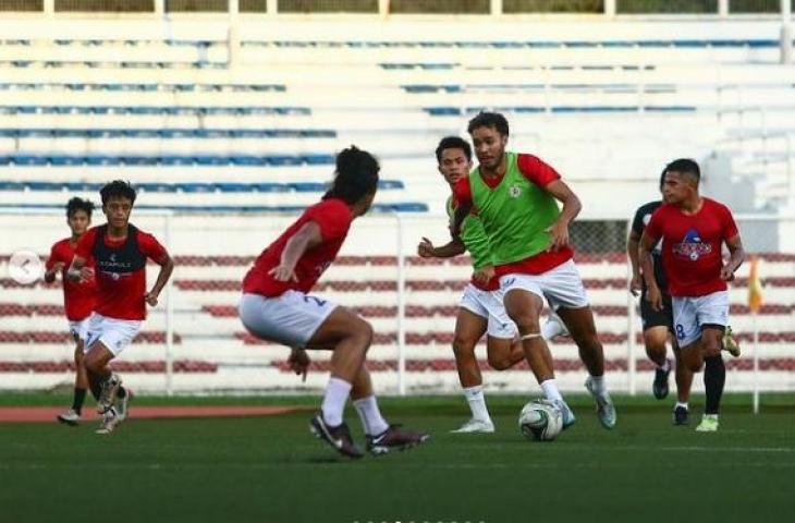 Skuad Filipina jalani TC jelang Piala AFF 2022. (Instagram/theazkalsph)