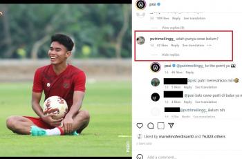 Netizen Tanya Pacar Muhammad Ferrari, Akun Instagram PSSI Langsung Diserbu