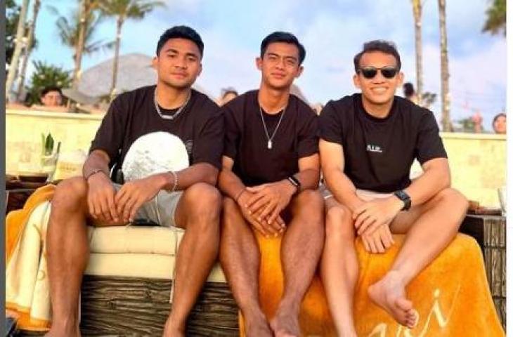 Asnawi mangkualam, Pratama Arhan, dan Egy Maulana Vikri foto bareng (Instagram/pratamaarhan8)