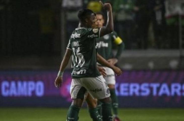 Pemain Palmeiras Endrick Filipe (AFP)