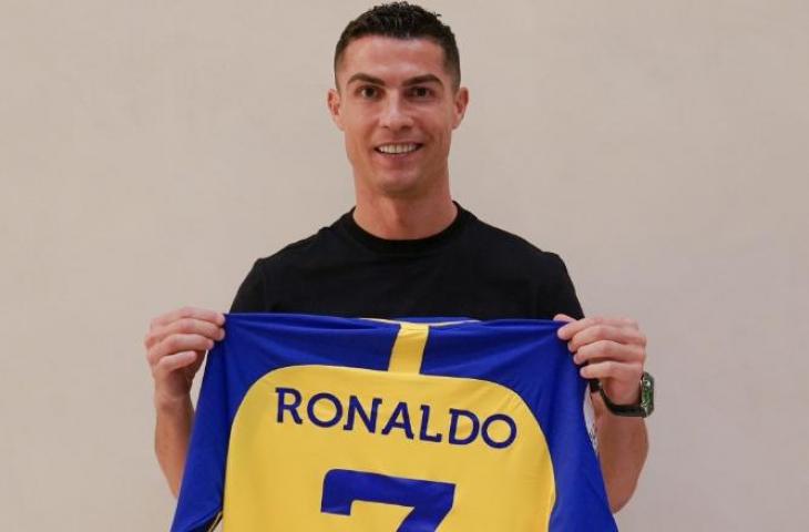 Cristiano Ronaldo resmi bergabung ke klub Arab Saudi Al Nassr. (Twitter/AlNassrFC_EN)