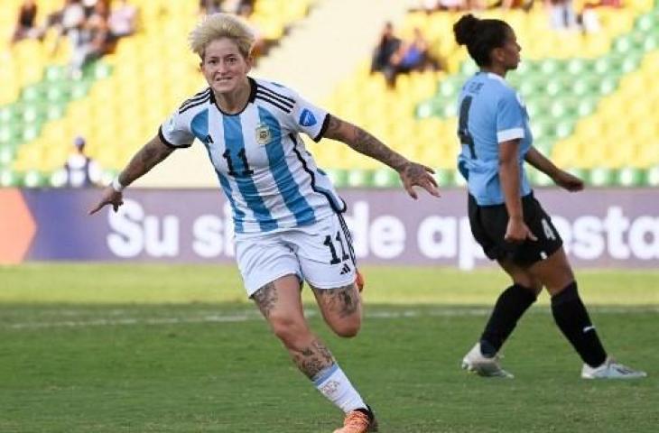 Pemain Timnas Wanita Argentina, Yamila Rodriguez. (AFP)