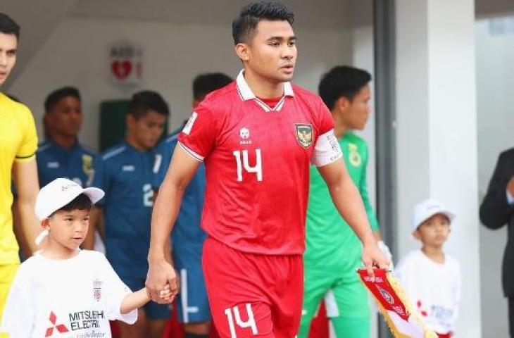 Asnawi Mangkualam saat menjadi kapten Timnas Indonesia di Piala AFF 2022 (Instagram/asnawi_bhr)