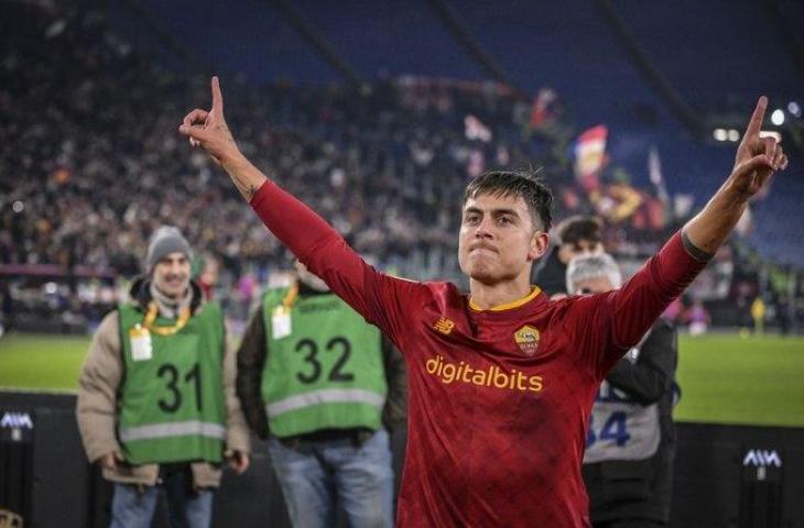 Paulo Dybala cetak gol tunggal kemenangan AS Roma atas Genoa di ajang Coppa Italia. (Twitter/@ASRoma)