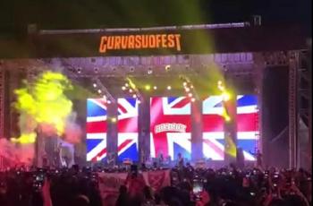 Meriah! Band Inggris Booze & Glory Tutup Acara Curva Sud Fest 2023