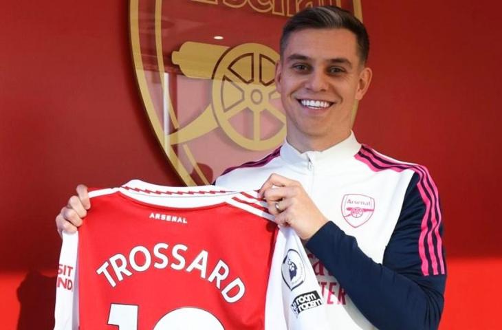 Penyerang baru Arsenal, Leandro Trossard. (Twitter/@LTrossard)