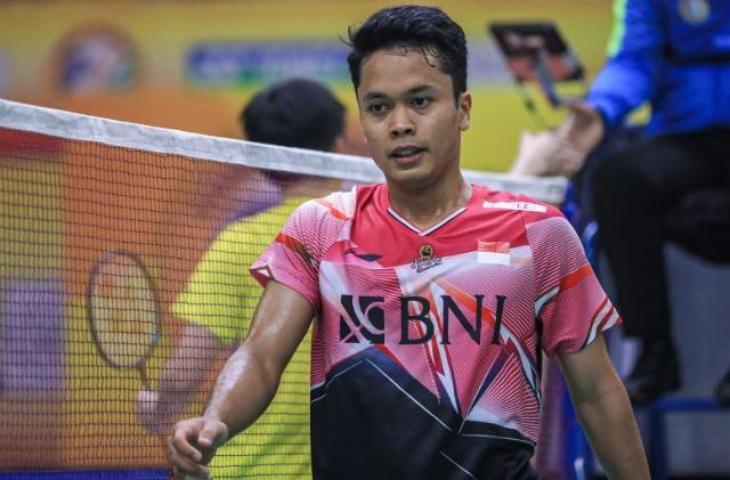 Pebulu tangkis tunggal putra Indonesia Jonatan Christie. (ANTARA/HO-PP PBSI)