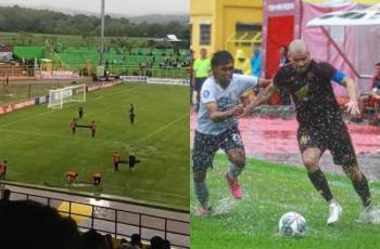 Momen Stadion BJ Habibie 'Banjir' saat Gelar Laga PSM Makassar vs RANS Nusantara FC