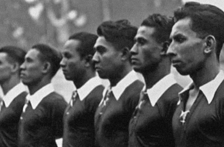 Skuat Hindia Belanda di Piala Dunia 1938 (Instagram @col.lobanovski)