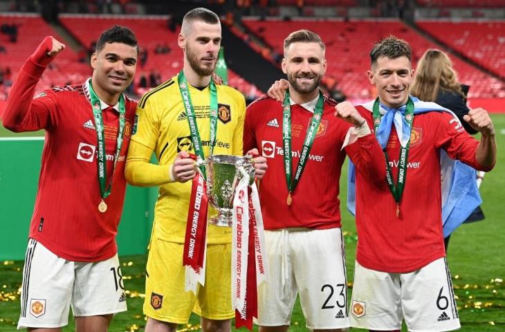 Manchester United sukses juarai Carabao Cup 2023. (Glyn Kirk/AFP)