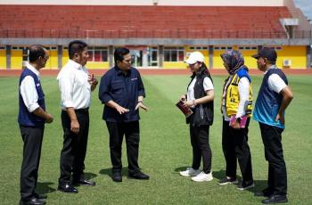 Piala Dunia U-20 Tinggal Menghitung Bulan, Erick Thohir Datangkan Alat Penjahit Rumput dari Inggris