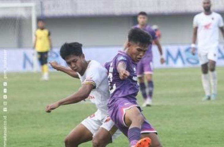 Duel Persita Tangerang vs PSM Makassar di BRI Liga 1. (Twitter/@psm_makassar)