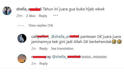 Seorang wanita janji lepas jilbab jika Timnas Indonesia U-22 juara SEA Games 2023. (Instagram/@pengamatsepakbola)