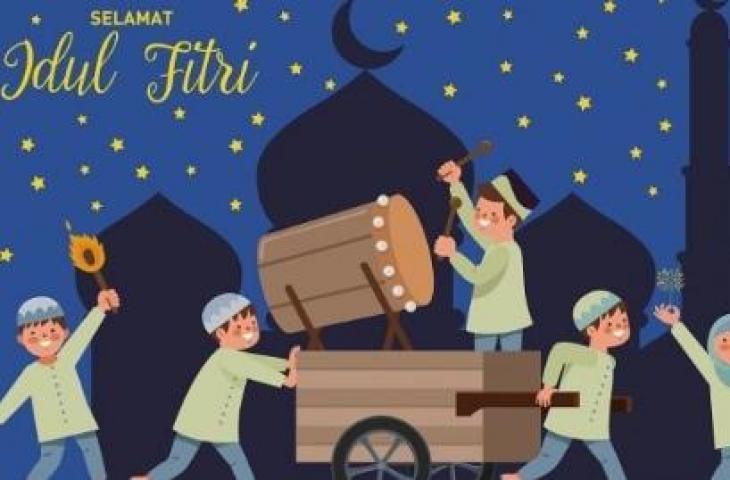 Ilustrasi Hari Raya Idul Fitri / Lebaran. (Shutterstock)