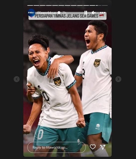 Persiapan timnas Indonesia U-22 untuk SEA Games 2023 disorot FIFA. (Instagram/fifaworldcup)