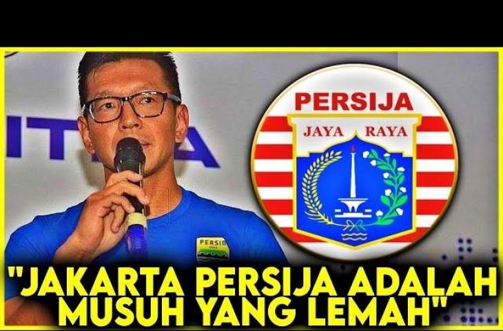 Cek fakta bos Persib Bandung sebut Persija musuh yang lemah. (YouTube/Berita dari Persija)