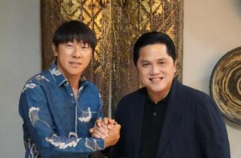 Erick Thohir Akhirnya Bertemu Shin Tae-yong, Resmi Perpanjang Kontrak?