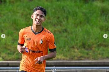 Full Senyum Latihan Bareng KMSK Deinze, Marselino Ferdinan Bakal Gacor di Musim Baru?