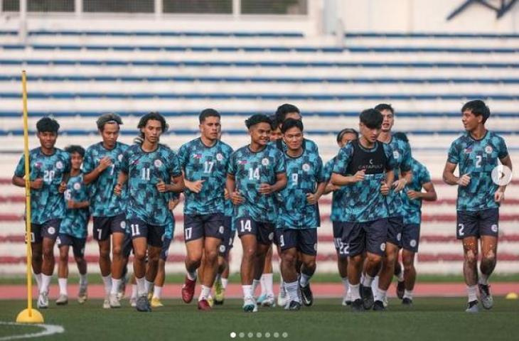 Skuad Filipina U-22 yang akan tampil di SEA Games 2023, (Instagram/phifootballfederation)