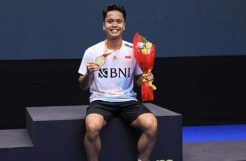 Kata-kata Anthony Ginting usai Jadi Juara Badminton Asia Championships 2023