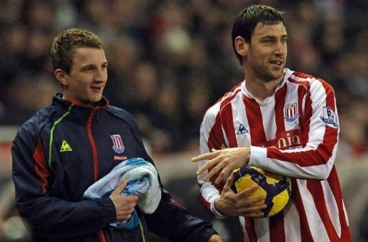 Rory Delap saat bermain untuk Stoke City. (AFP)