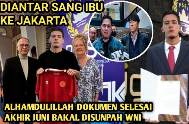 Cek fakta Justin Hubner urus dokumen naturalisasi. (YouTube/Kreator Bola)