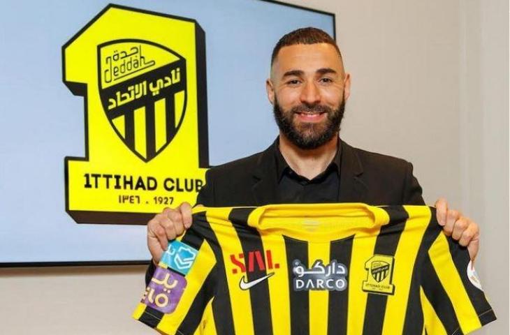 Karim Benzema resmi bergabung Al Ittihad. (Instagram/@ittihadclub.sa)