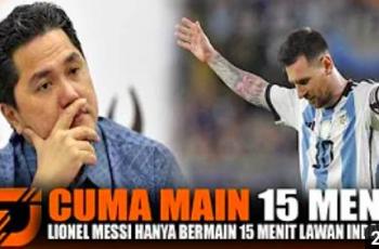 CEK FAKTA: Lionel Messi Jadi Datang, tapi Cuma Main 15 Menit Lawan Timnas Indonesia