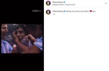 Kocak, FIFA Sindir Lionel Messi yang Kabarnya Tak Datang ke Indonesia Pakai Lagu Aldi Taher