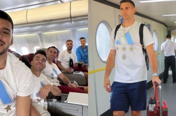 Argentina sudah otw ke Indonesia. (Instagram/@emi_martinez26)