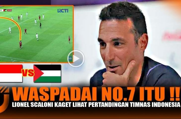 Cek fakta Lionel Scaloni Waspadai Dua Pemain Timnas Indonesia. (YouTube/Garuda Jaya)