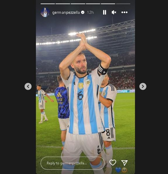 Kapten Timnas Argentina German Pezella. (Instagram/@germanpezella)