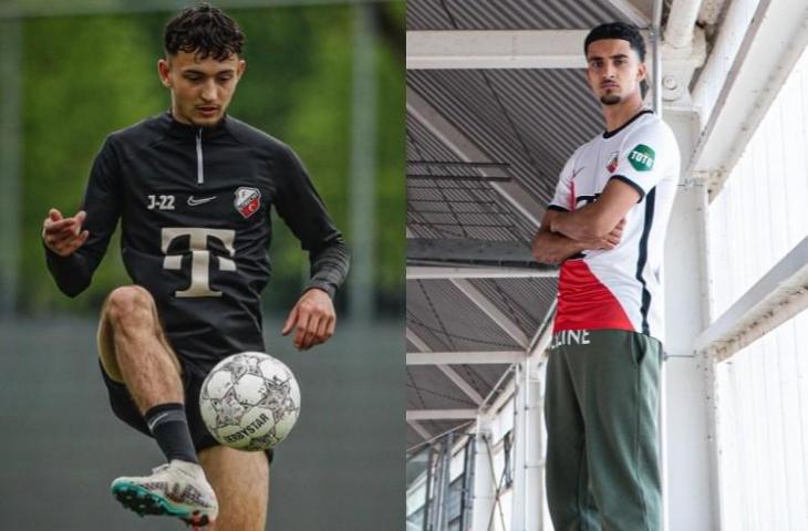 Ivar Jenner dan Zidane Iqbal latihan bersama di FC Utrecht. (Kolase Instagram/ivarjnr dan Instagram/z10ane)