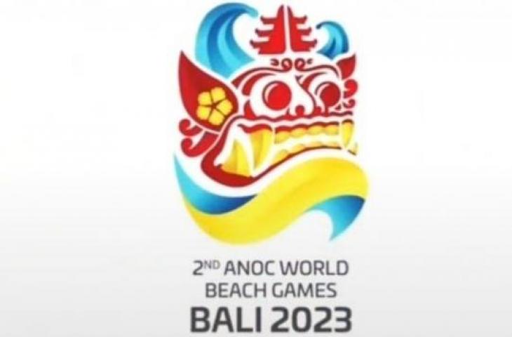 Logo ANOC World Beach Games Bali tahun 2023. (Instagram ANOC World Beach Games)