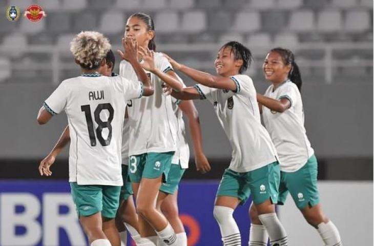 Timnas Putri Indonesia U-19 usai kalahkan Kamboja di Piala AFF U-19 2023. (Instagram/@pssi)