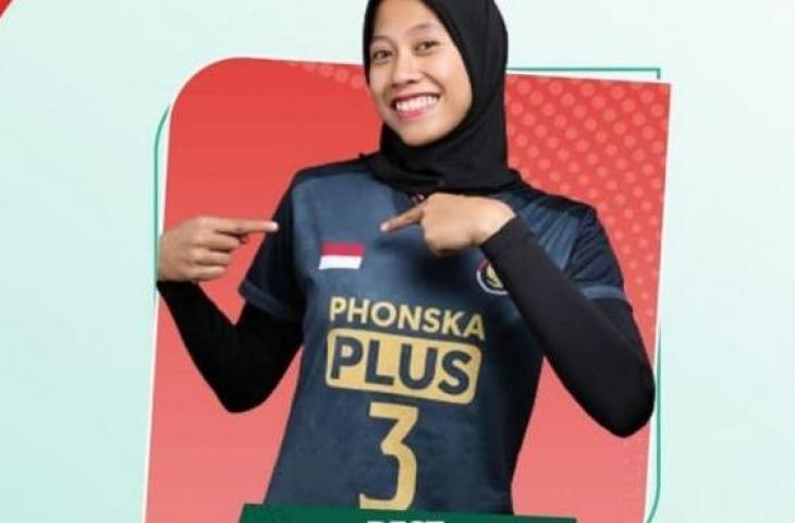 Megatron, Megawati Hangestri sabet gelar best Opposite hitter. (Instagram/moji.social)