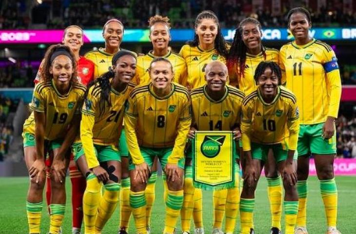 Potret Timnas Putri Jamaika di Piala Dunia Wanita 2023. (Instagram/jff_football)