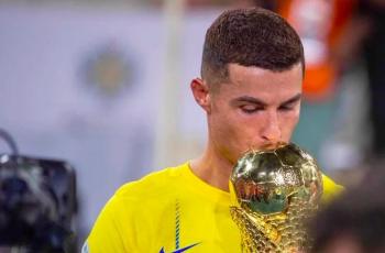 Bawa Al Nassr Juara, Cristiano Ronaldo Disindir Fans Lionel Messi: Disebut Bak Cium Trofi Piala Dunia