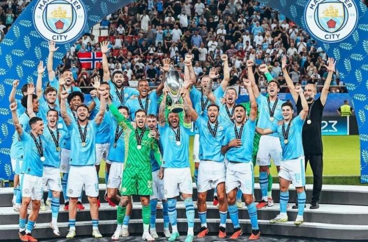 Manchester City menjuarai Piala Super Eropa 2023. (Instagram/@mancity)